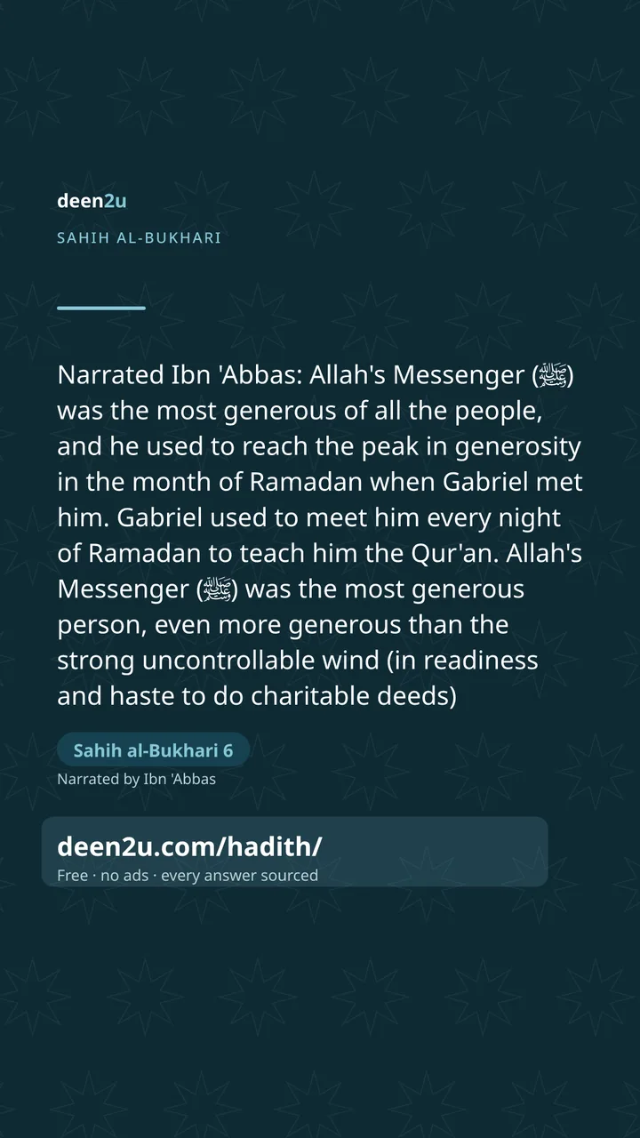 Sahih al-Bukhari 6