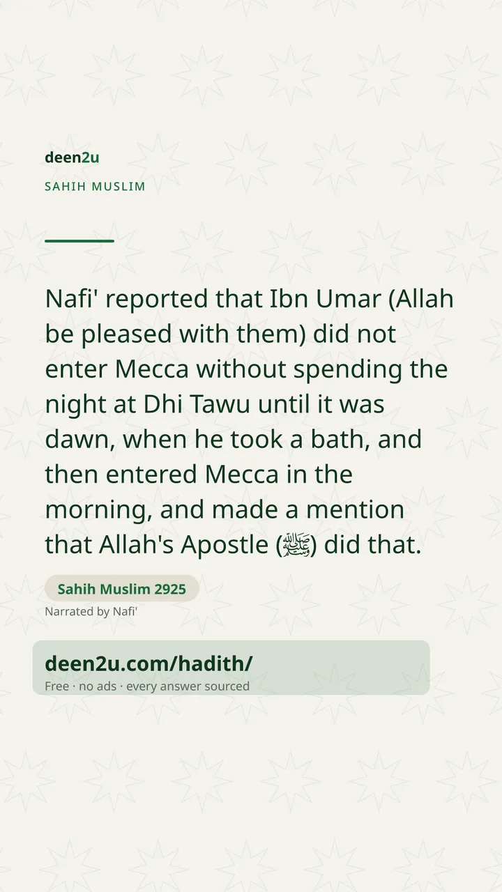 Sahih Muslim 2925