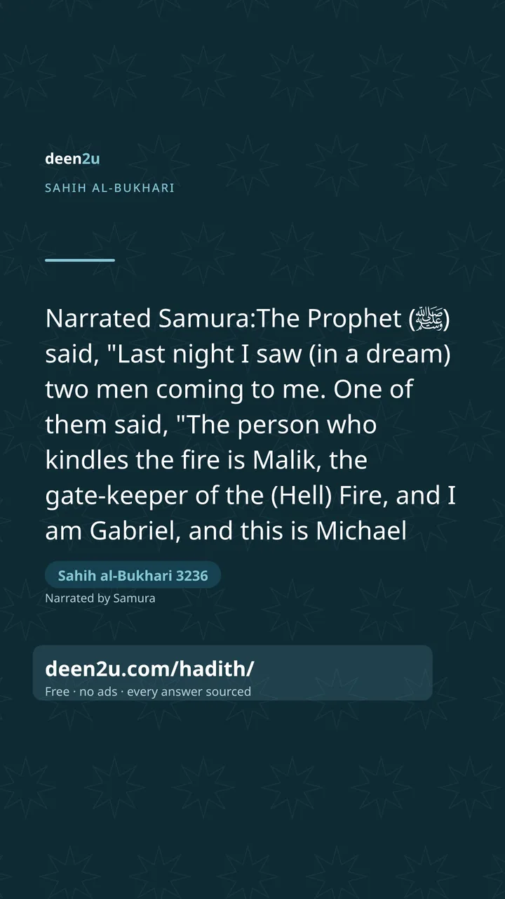 Sahih al-Bukhari 3236