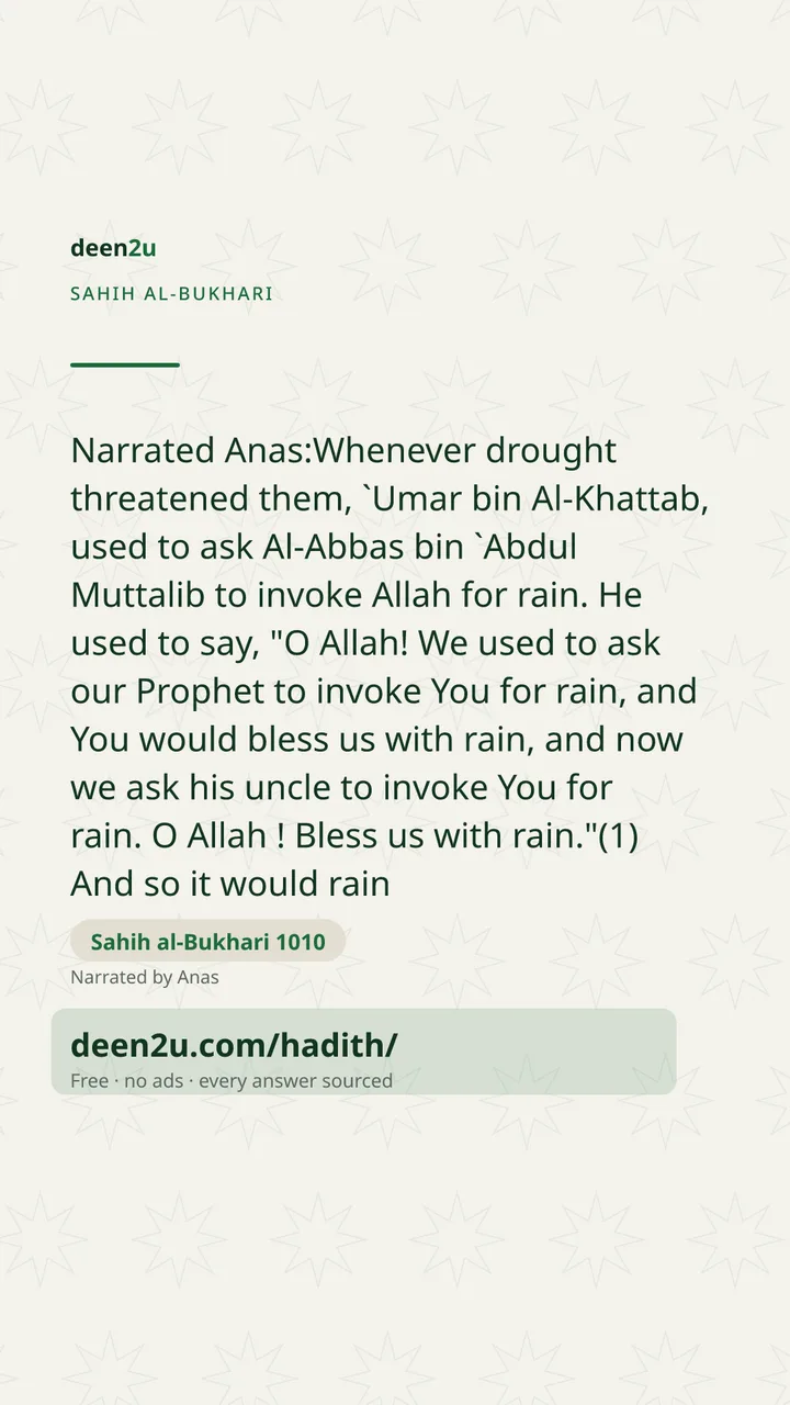 Sahih al-Bukhari 1010