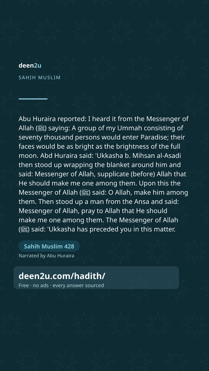 Sahih Muslim 428