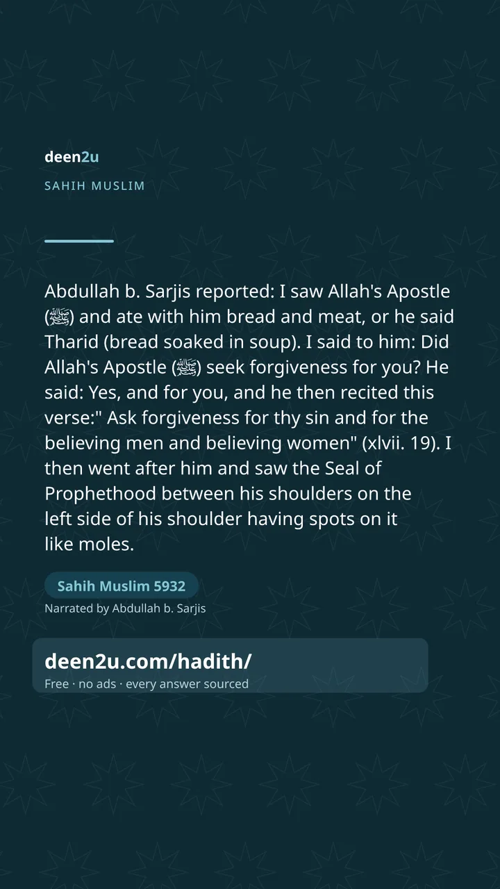 Sahih Muslim 5932