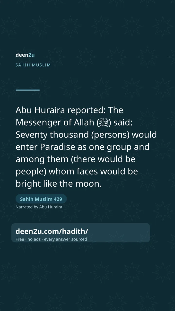 Sahih Muslim 429