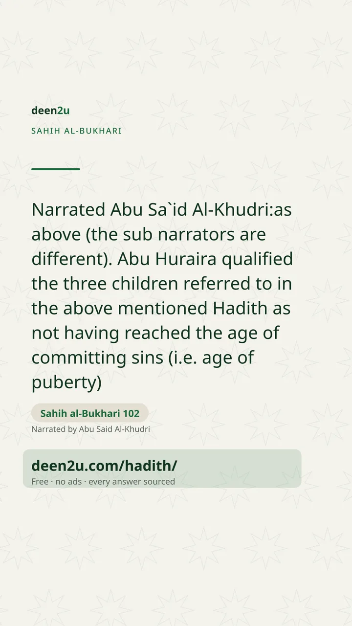 Sahih al-Bukhari 102