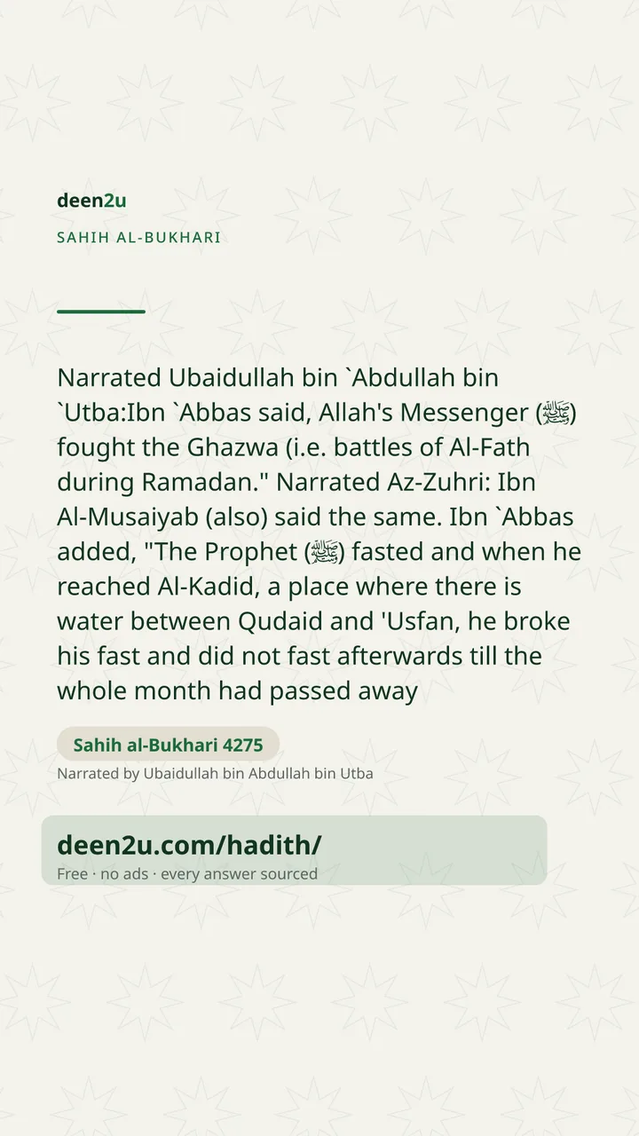 Sahih al-Bukhari 4275