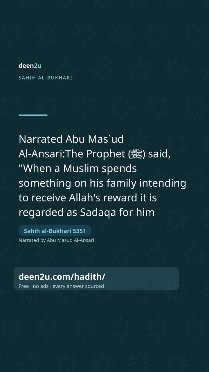 Sahih al-Bukhari 5351