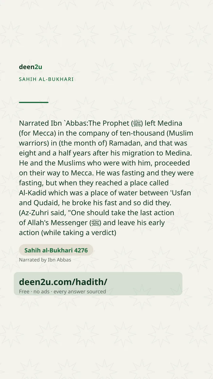 Sahih al-Bukhari 4276