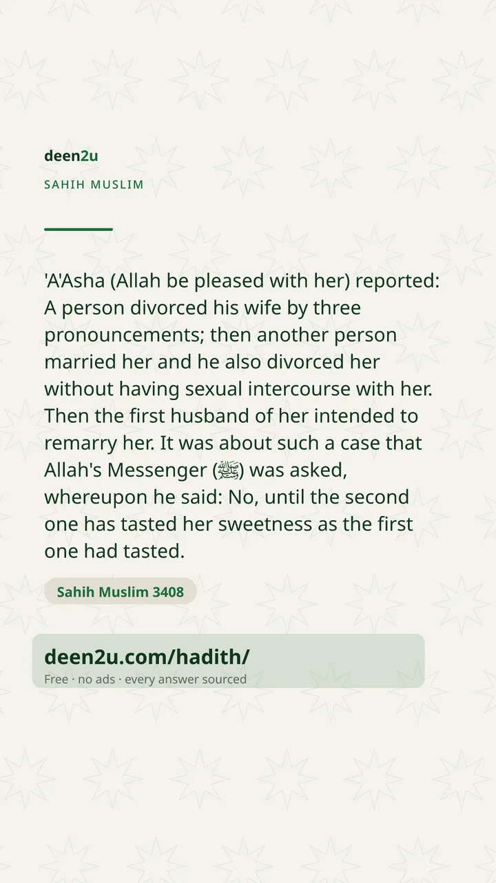 Sahih Muslim 3408