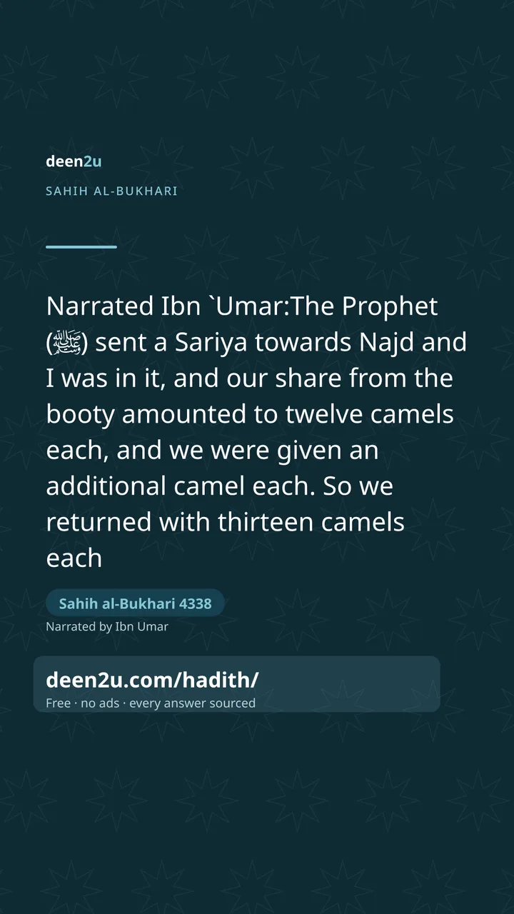 Sahih al-Bukhari 4338