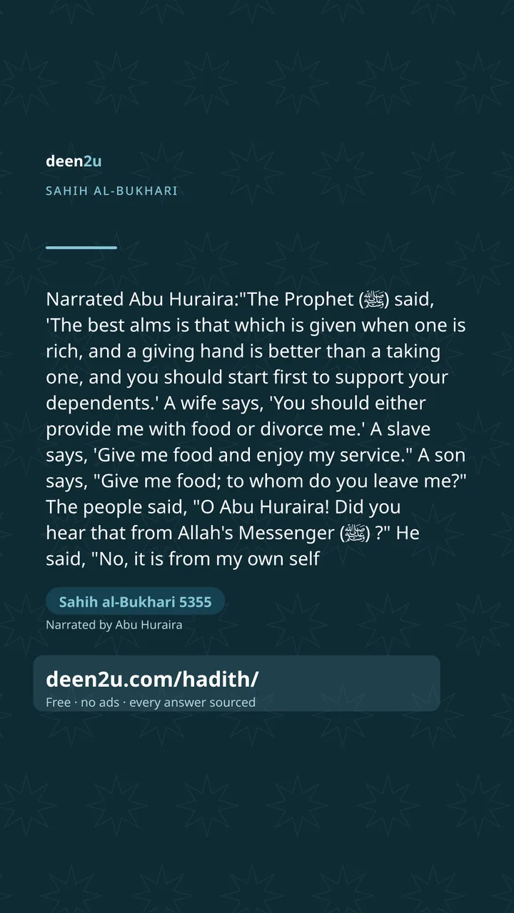 Sahih al-Bukhari 5355