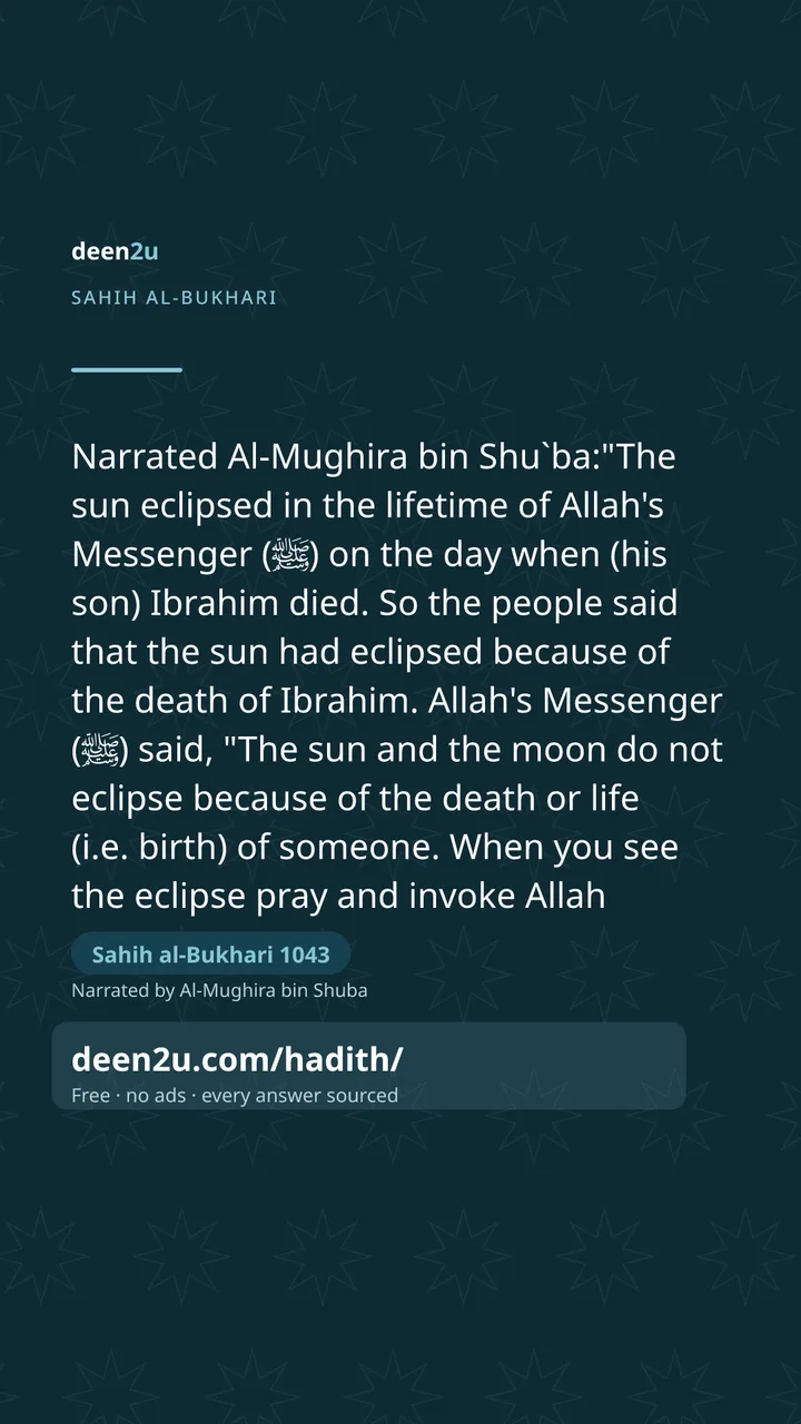 Sahih al-Bukhari 1043