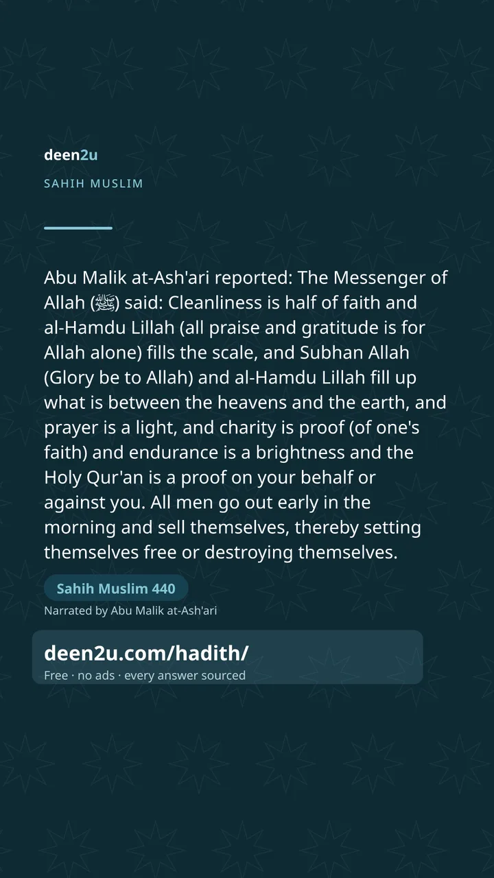 Sahih Muslim 440