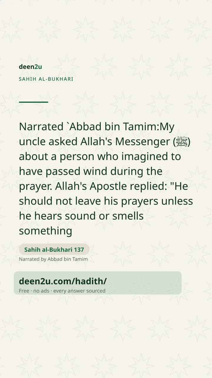 Sahih al-Bukhari 137