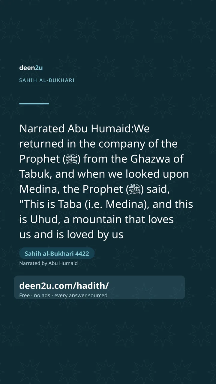 Sahih al-Bukhari 4422