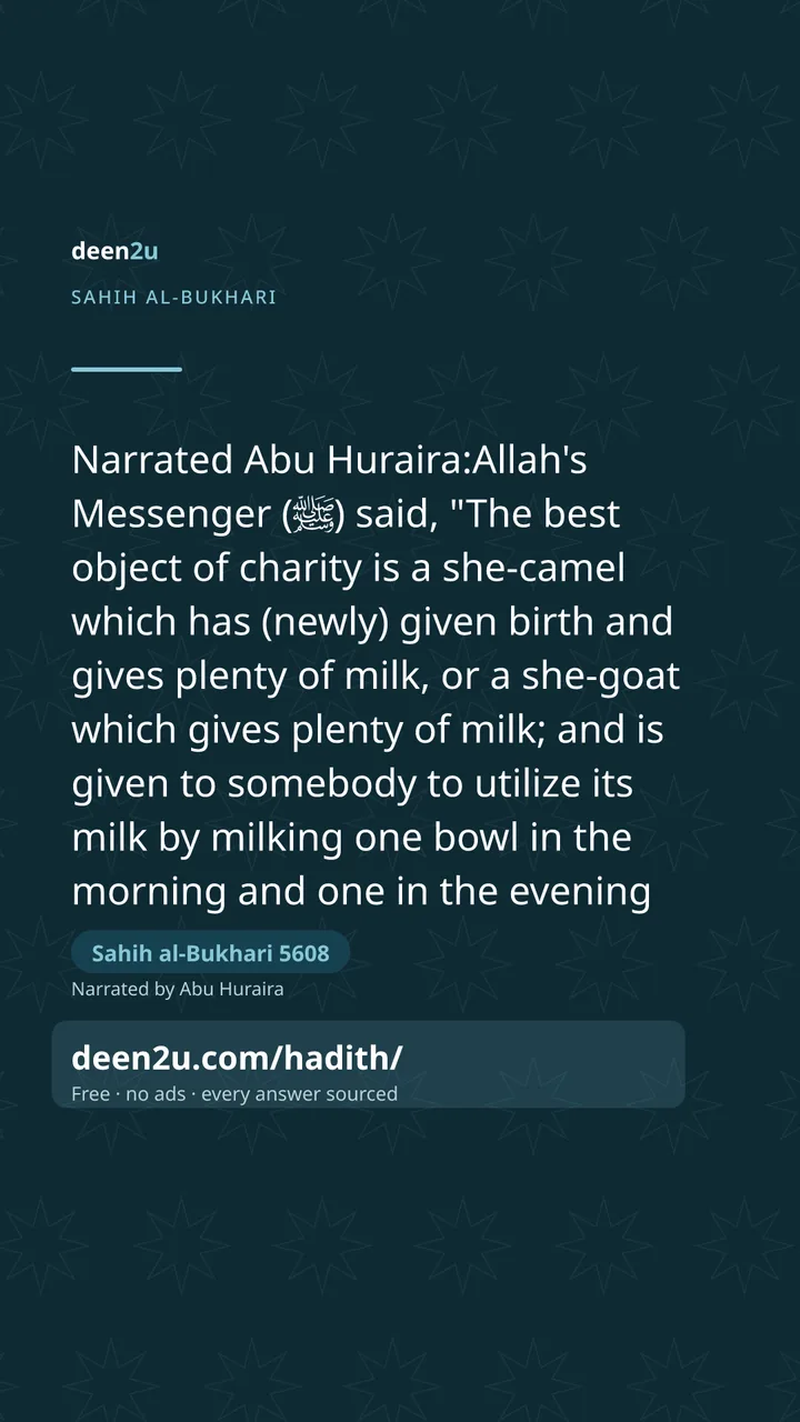 Sahih al-Bukhari 5608