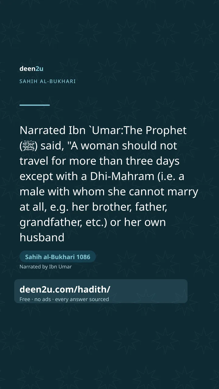 Sahih al-Bukhari 1086