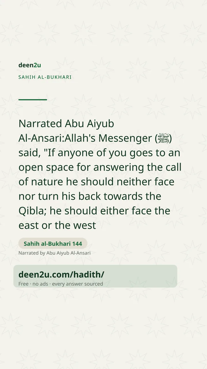 Sahih al-Bukhari 144