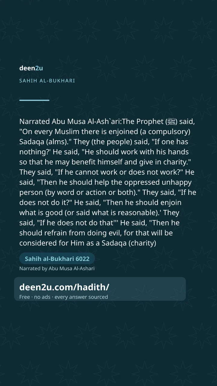 Sahih al-Bukhari 6022