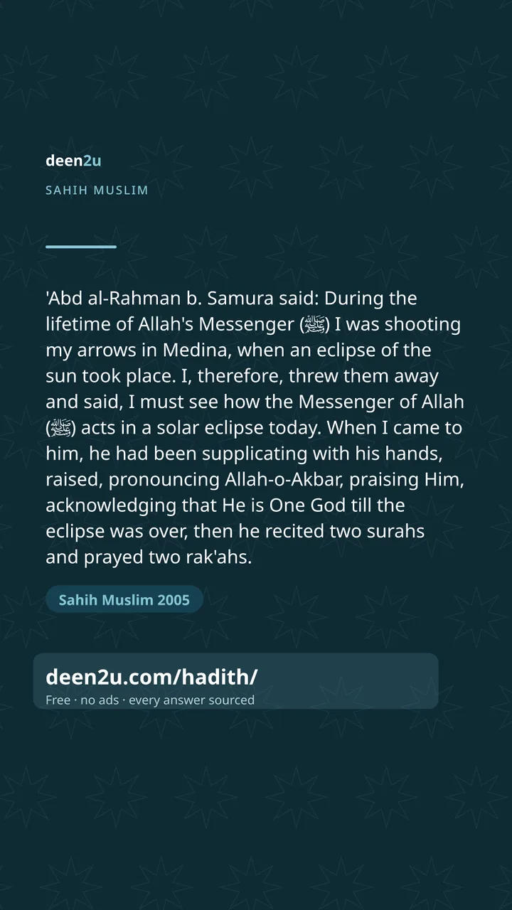 Sahih Muslim 2005