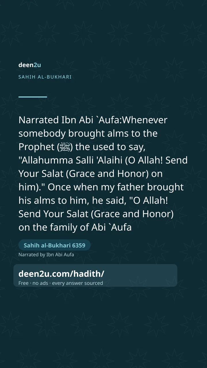 Sahih al-Bukhari 6359