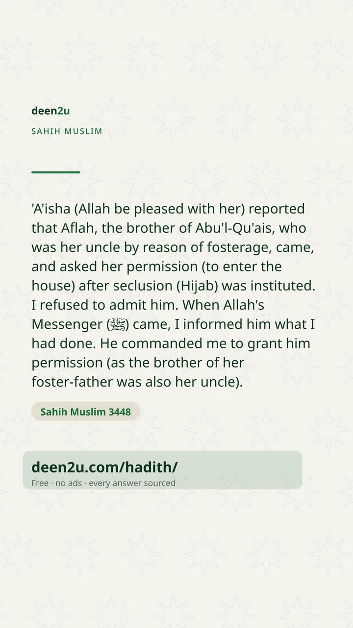 Sahih Muslim 3448