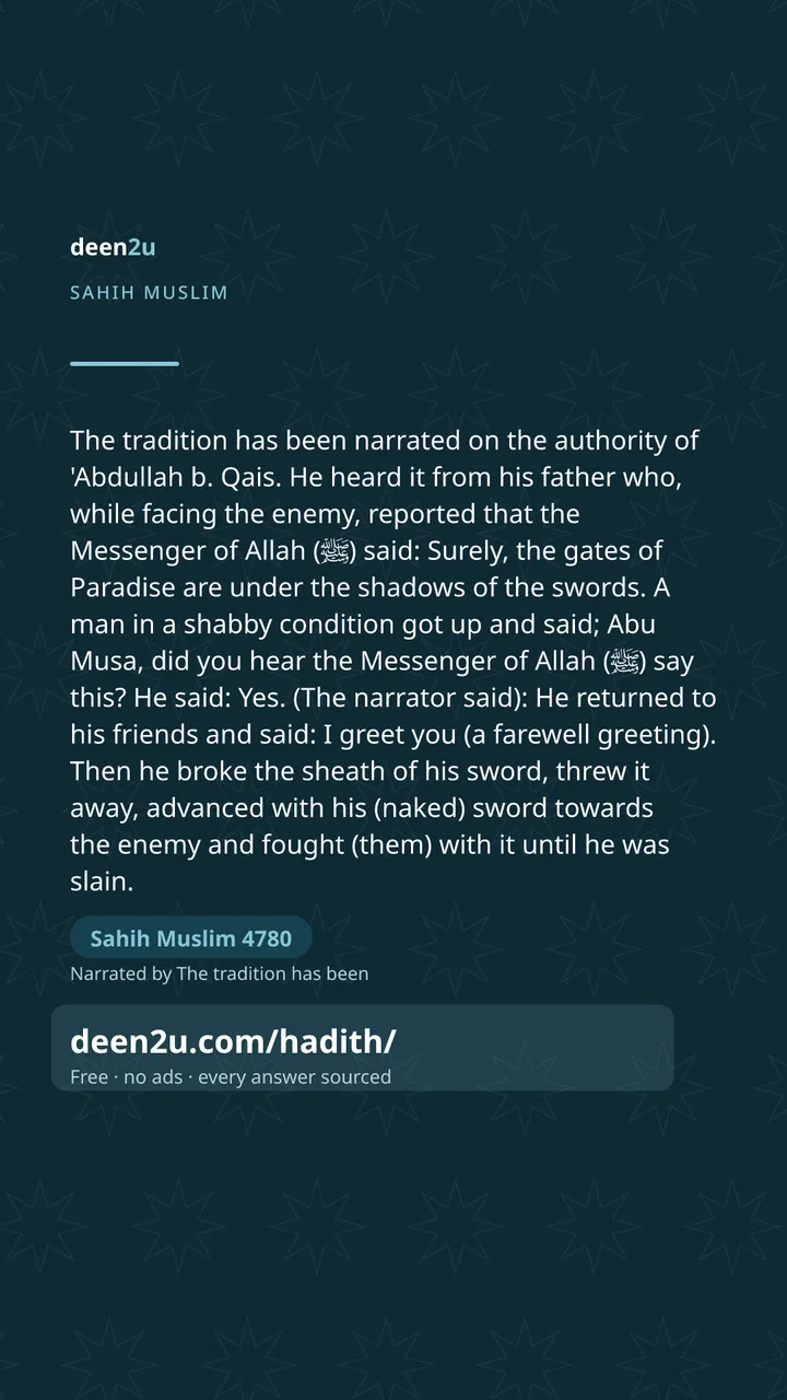 Sahih Muslim 4780