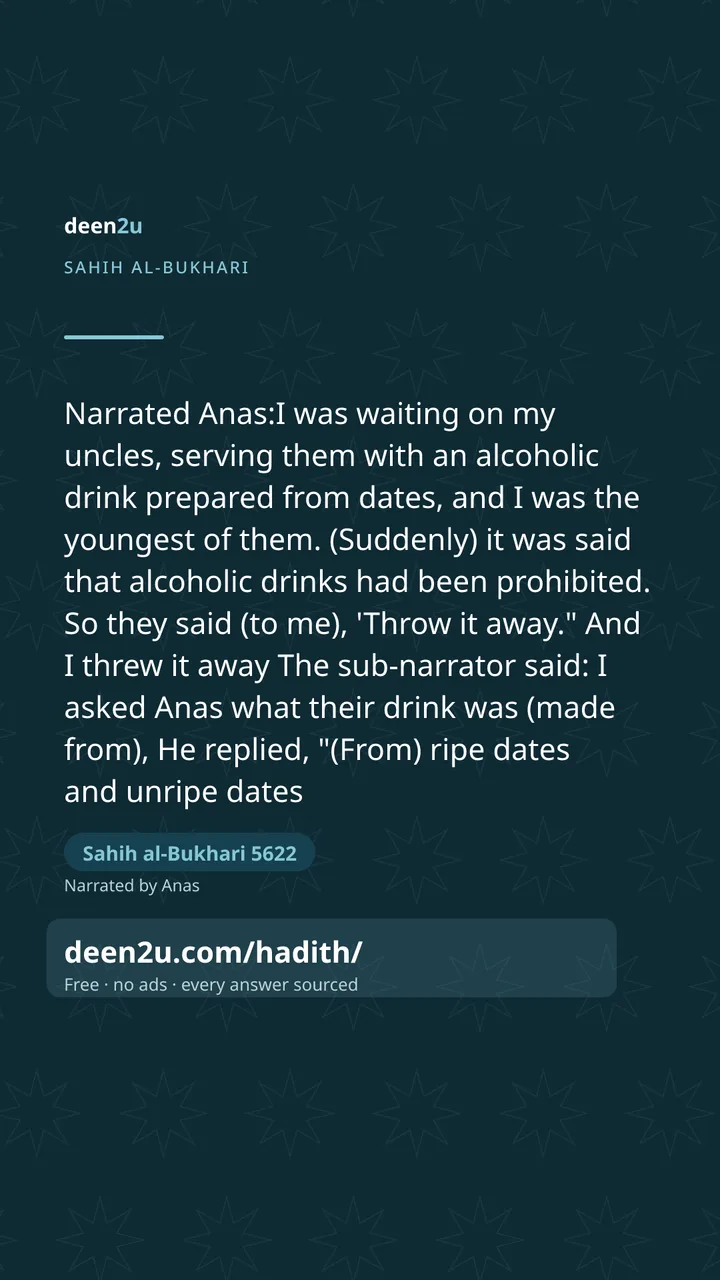 Sahih al-Bukhari 5622
