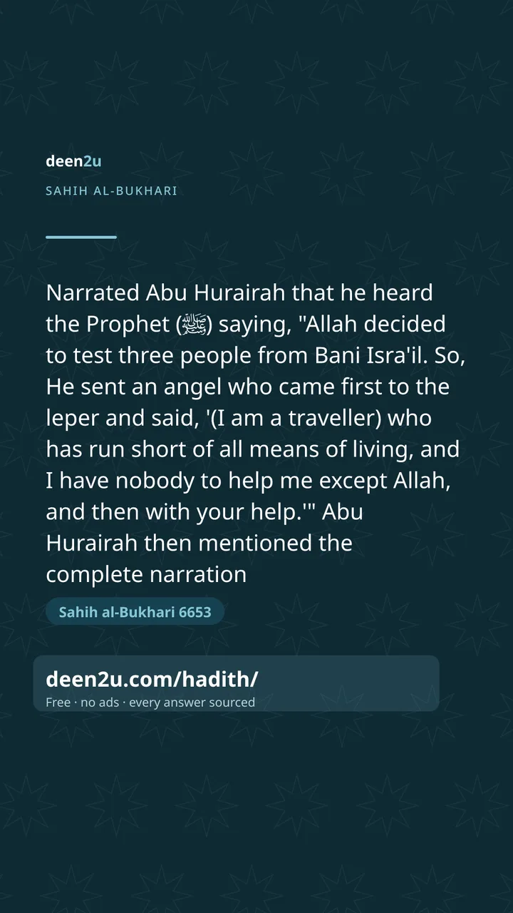 Sahih al-Bukhari 6653