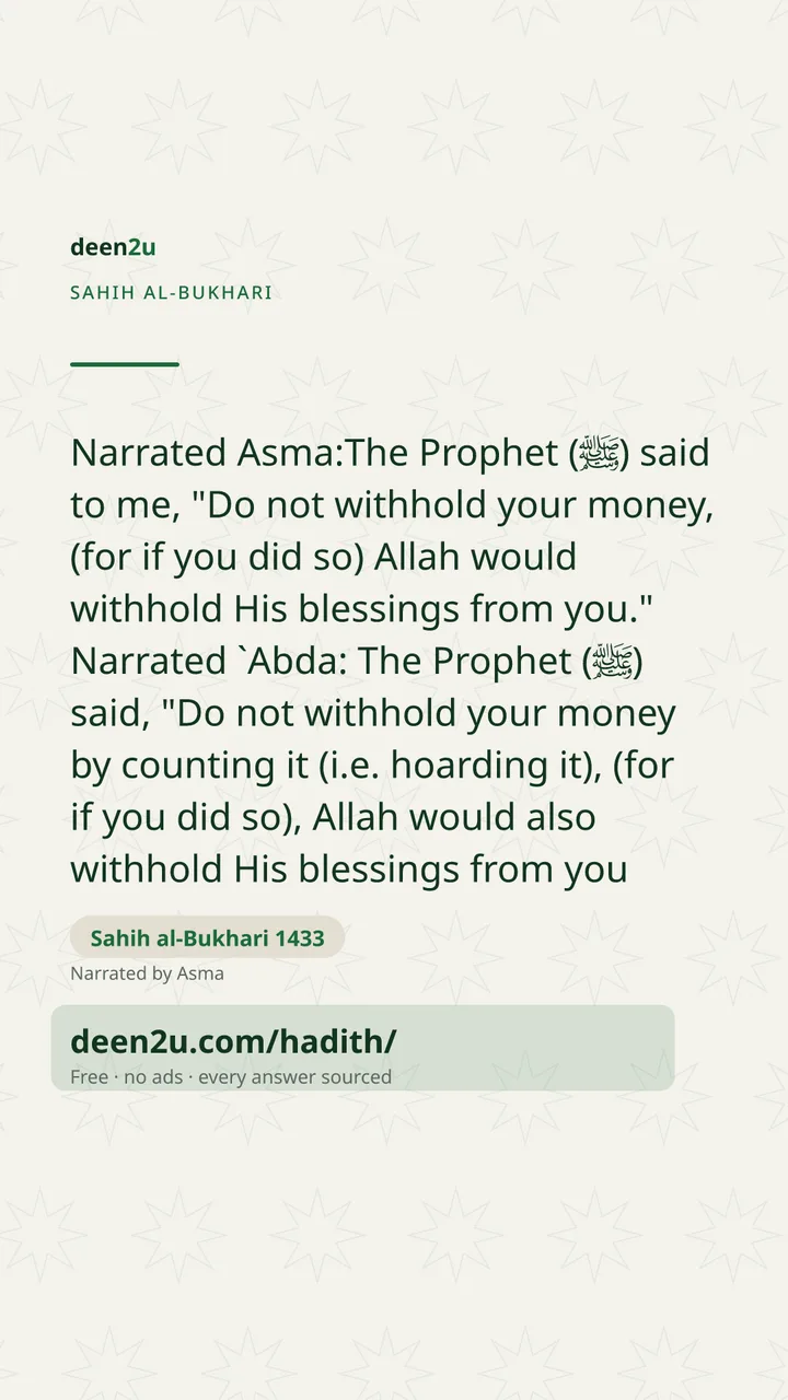 Sahih al-Bukhari 1433