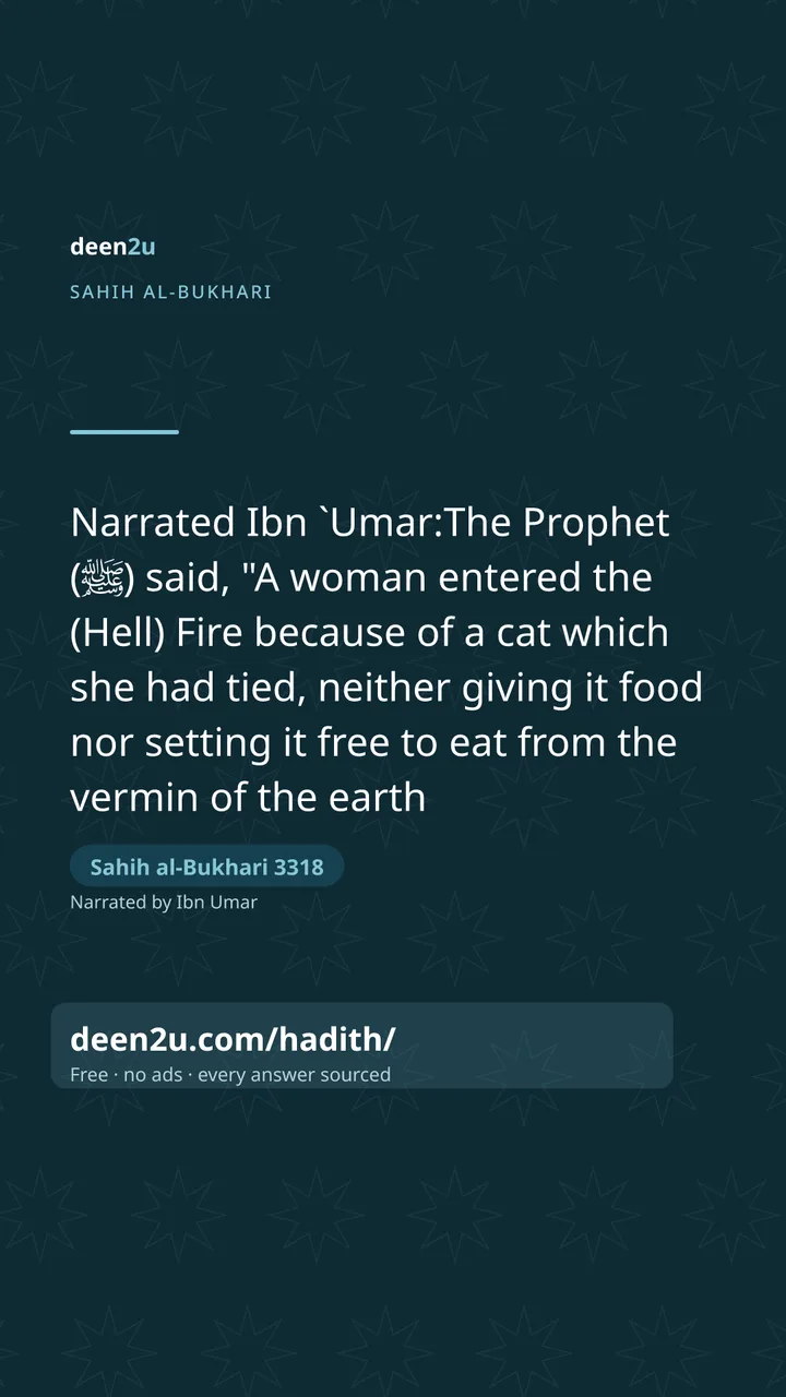 Sahih al-Bukhari 3318