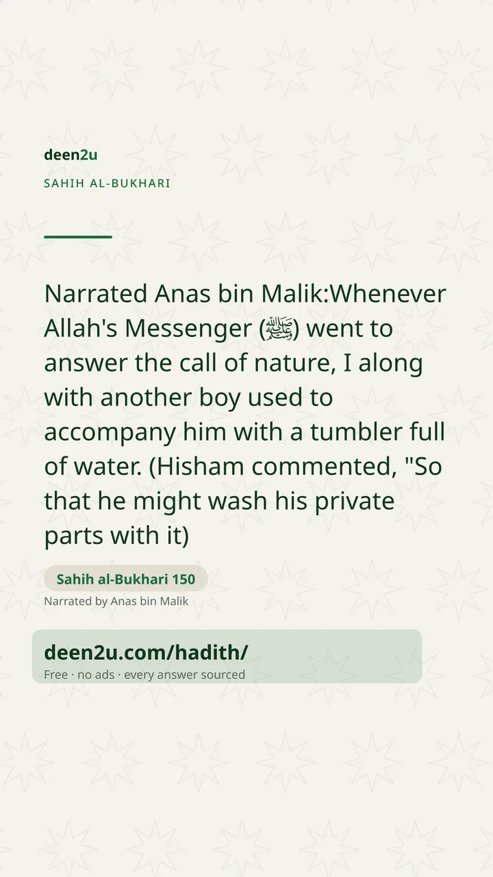 Sahih al-Bukhari 150