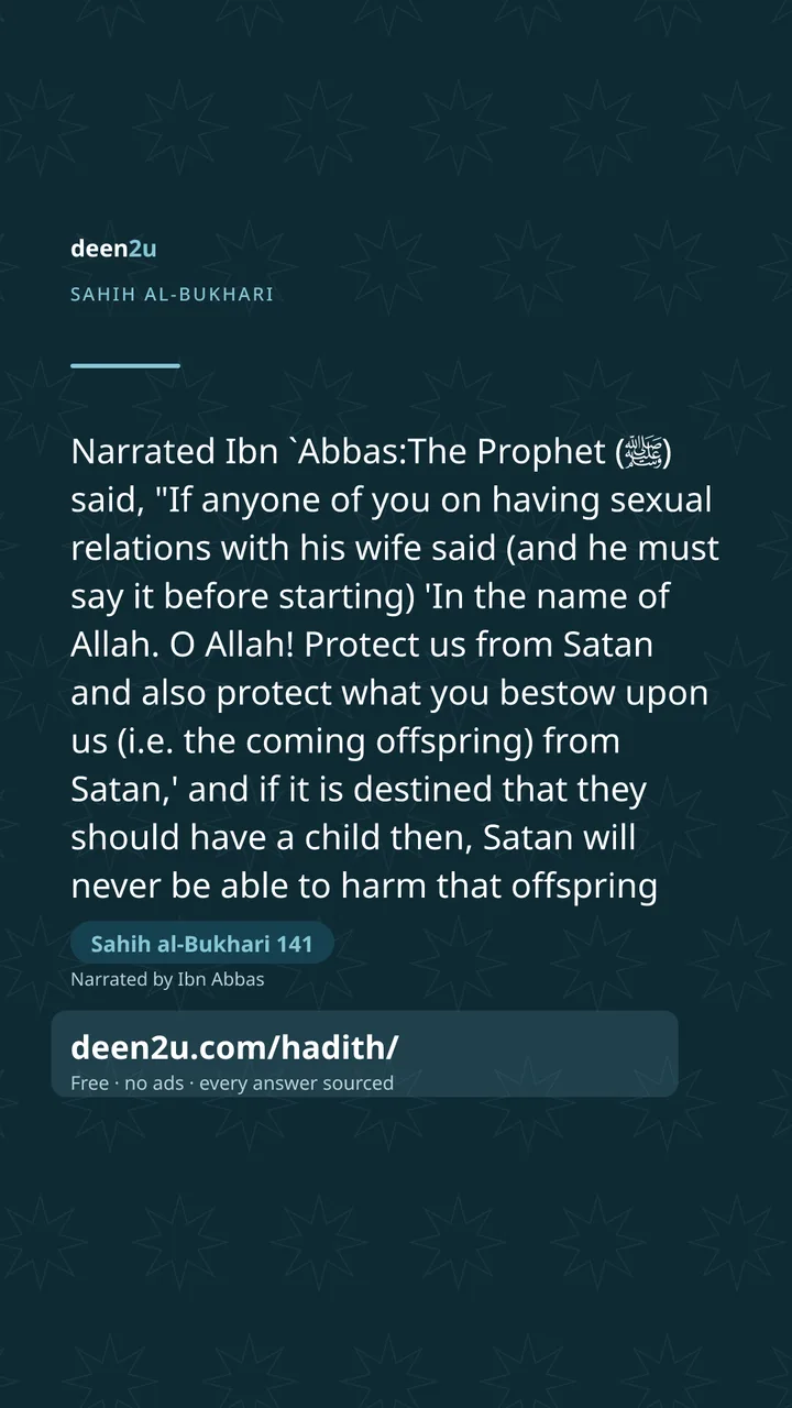Sahih al-Bukhari 141