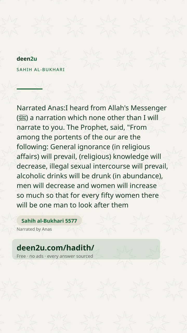 Sahih al-Bukhari 5577