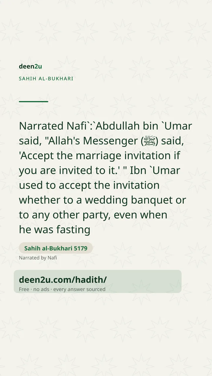 Sahih al-Bukhari 5179