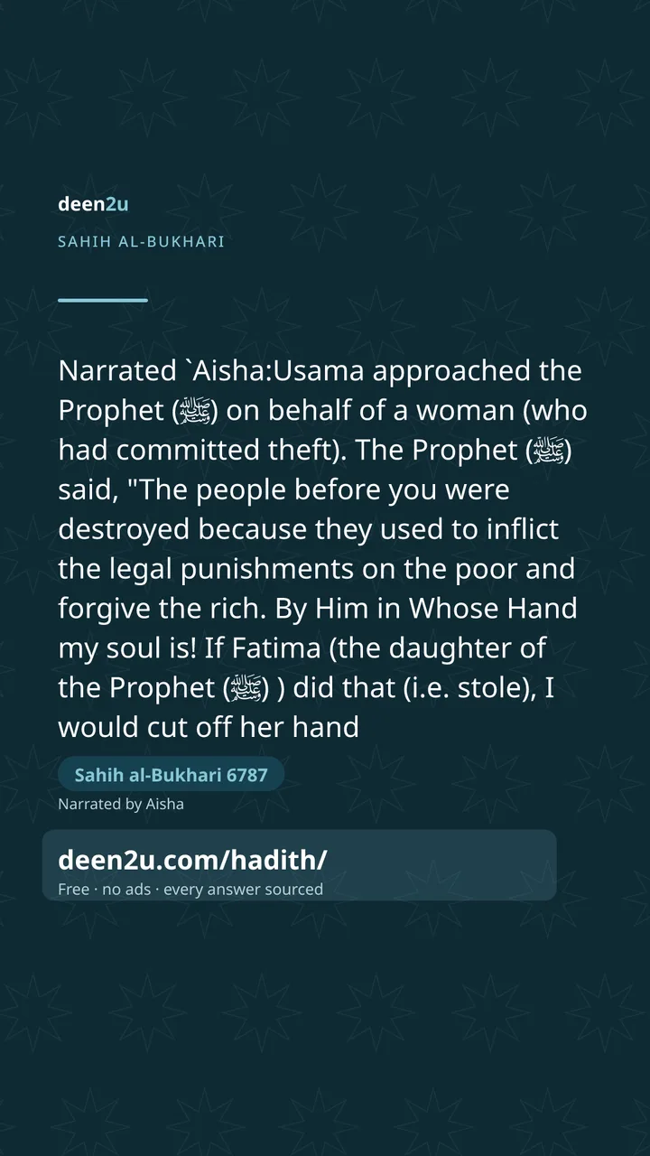 Sahih al-Bukhari 6787