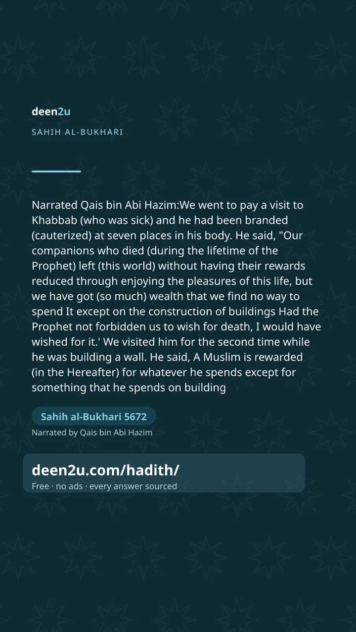Sahih al-Bukhari 5672