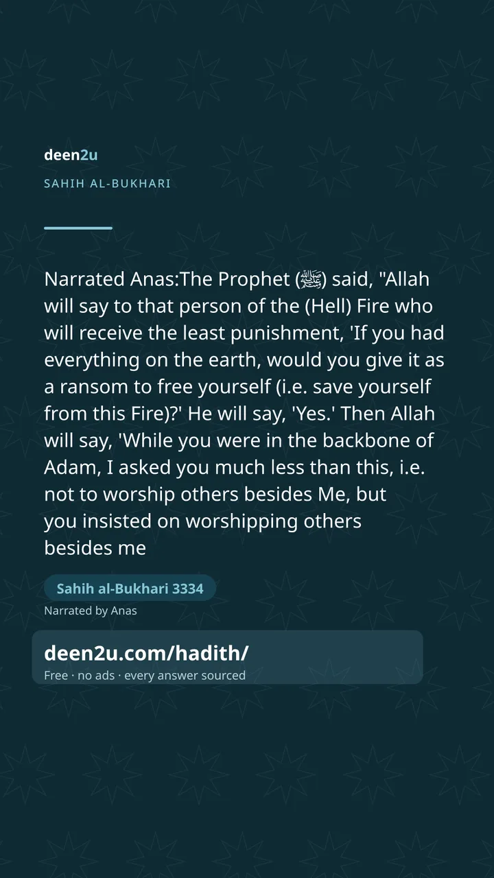 Sahih al-Bukhari 3334