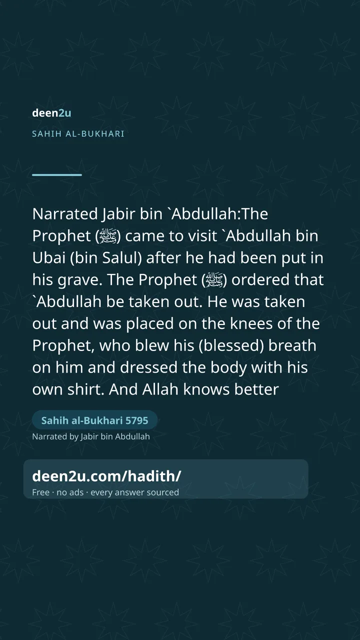 Sahih al-Bukhari 5795