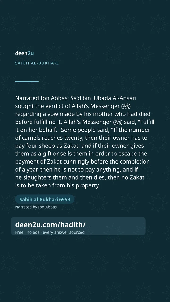Sahih al-Bukhari 6959