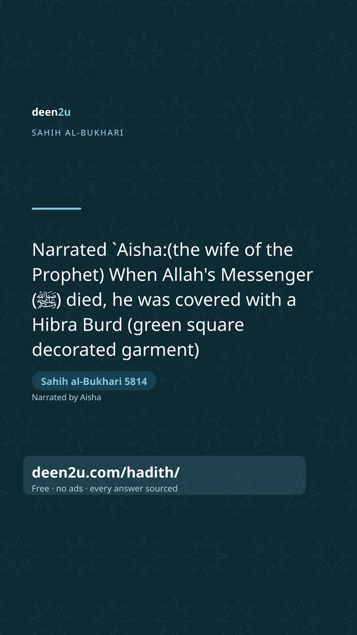 Sahih al-Bukhari 5814