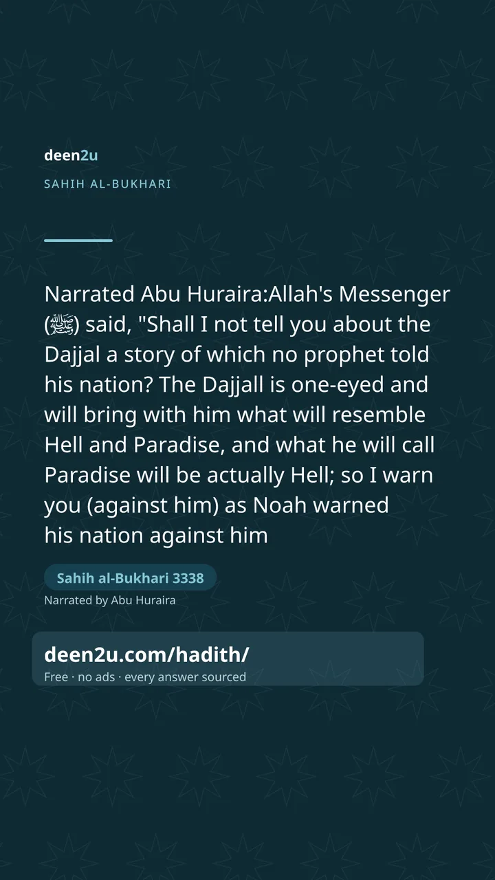 Sahih al-Bukhari 3338