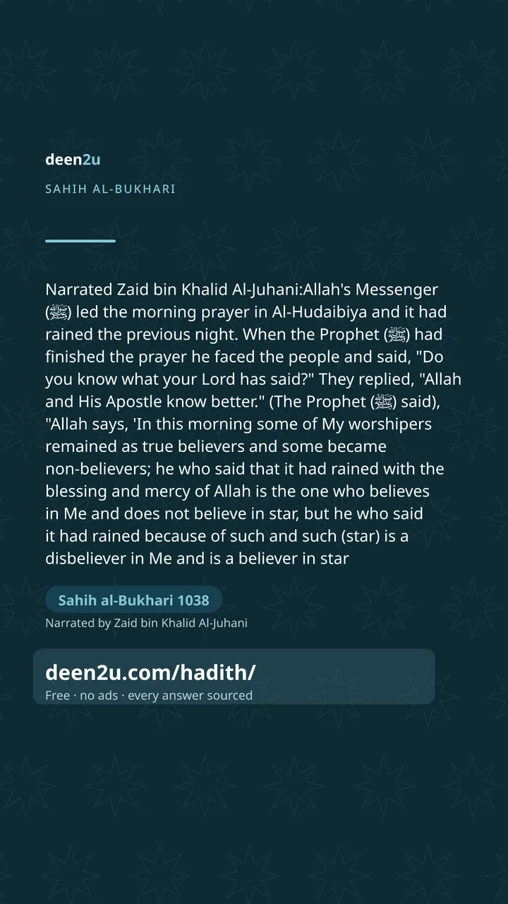Sahih al-Bukhari 1038
