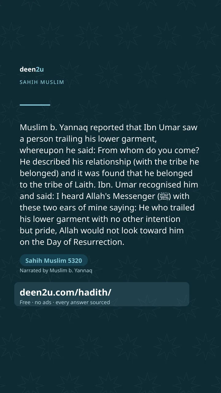 Sahih Muslim 5320