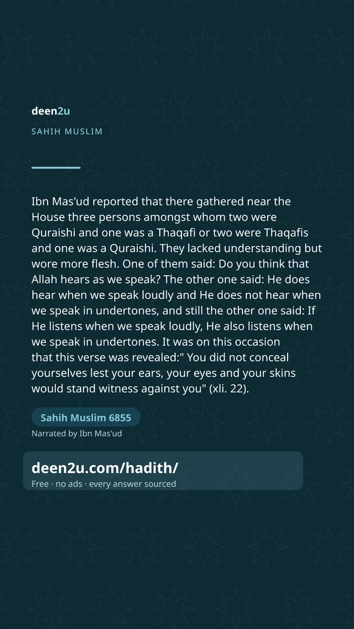 Sahih Muslim 6855