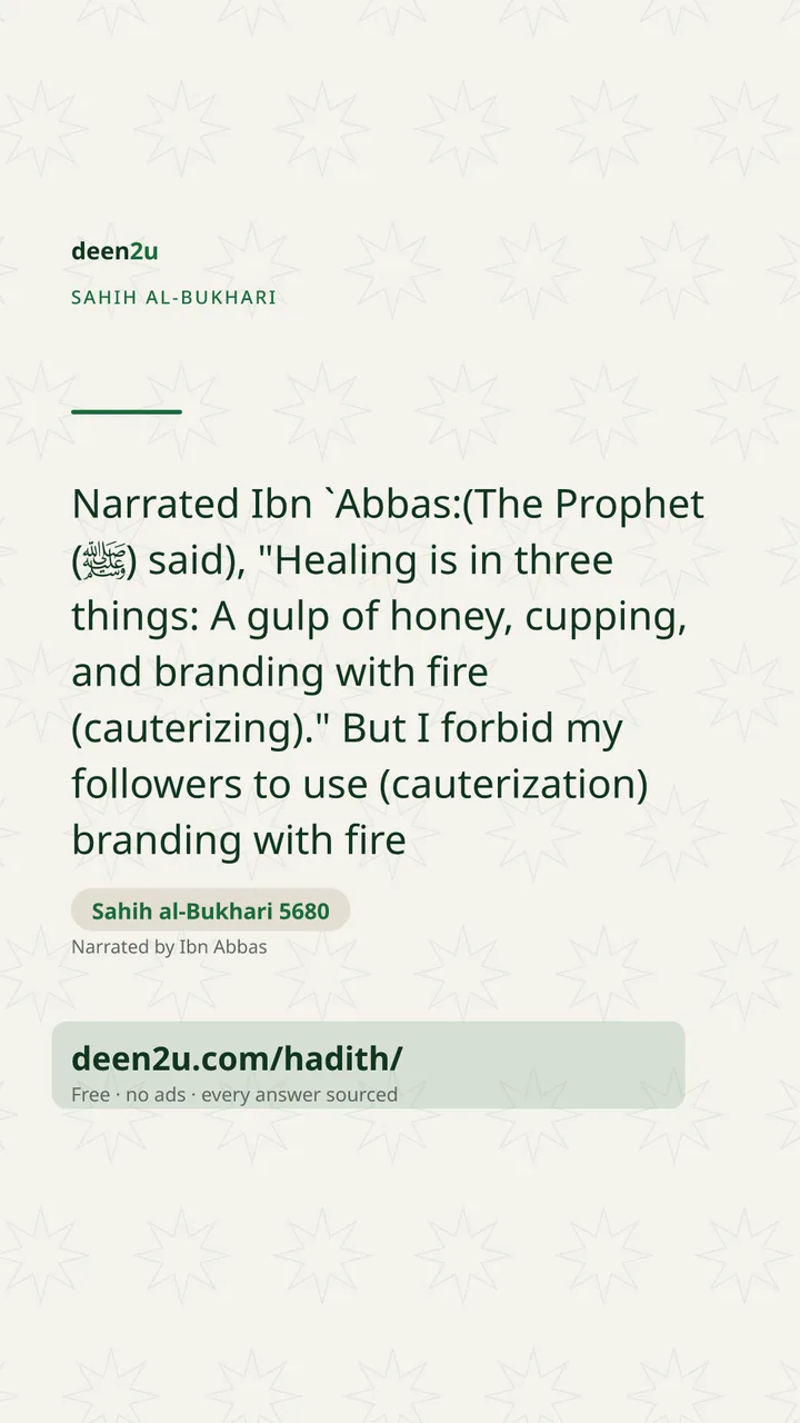 Sahih al-Bukhari 5680