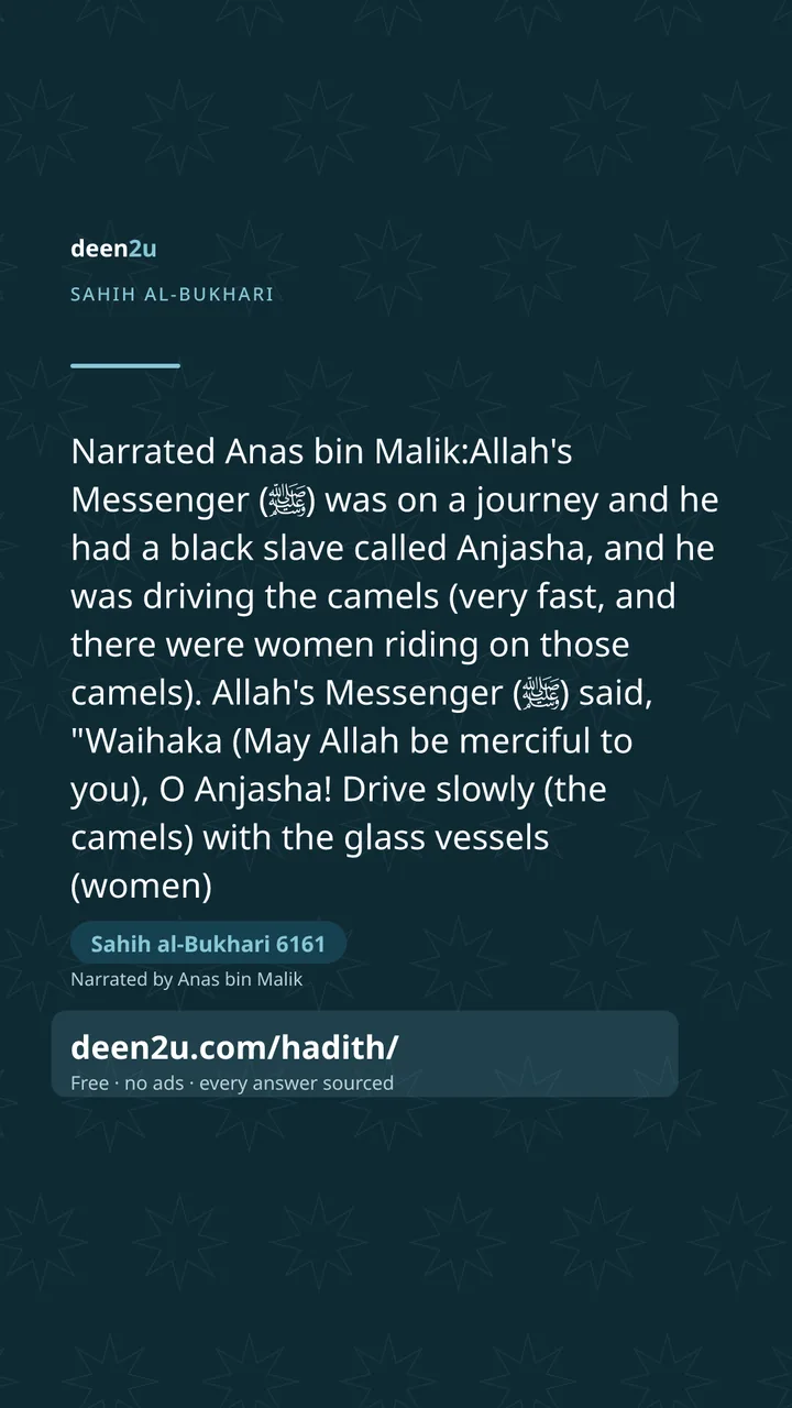 Sahih al-Bukhari 6161