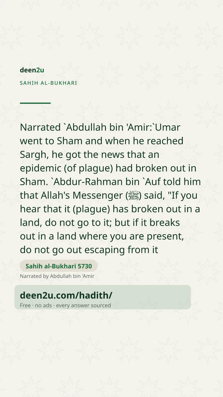 Sahih al-Bukhari 5730