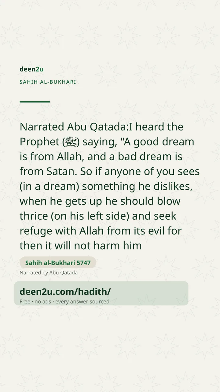 Sahih al-Bukhari 5747