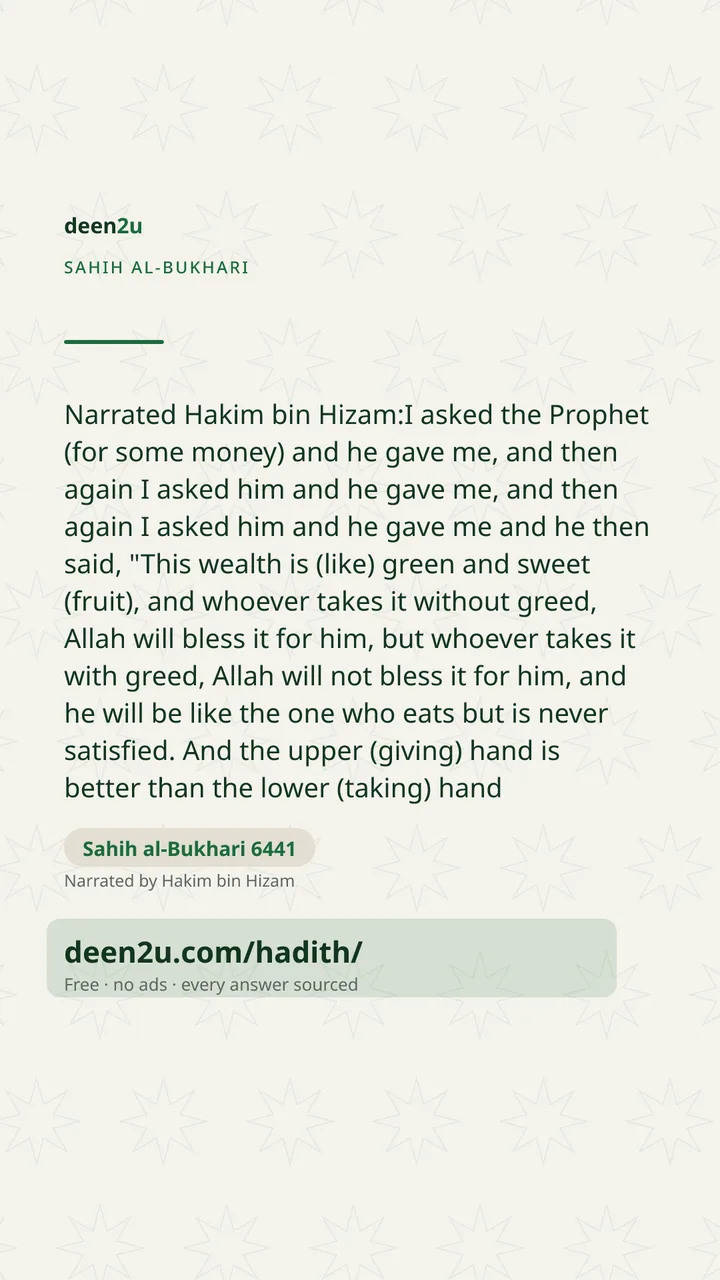Sahih al-Bukhari 6441