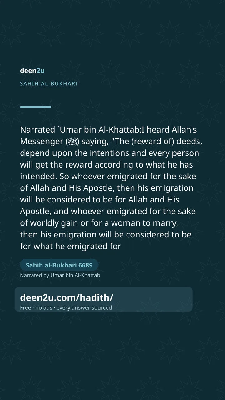 Sahih al-Bukhari 6689